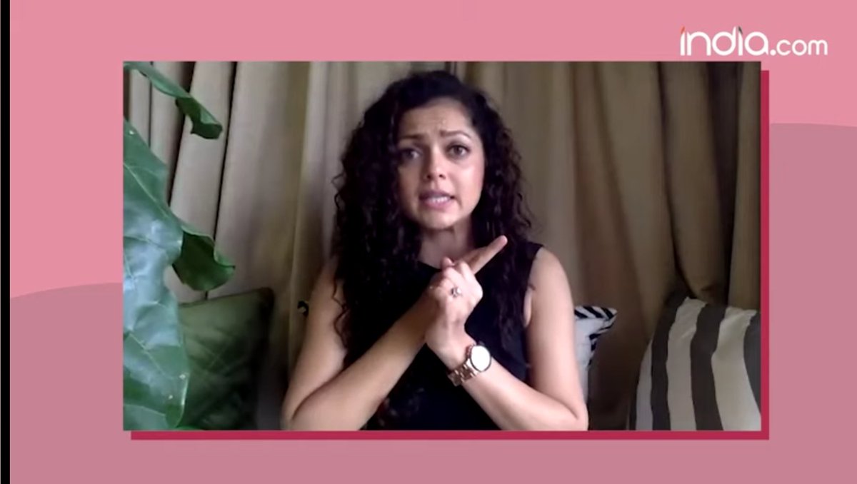 Love that "If nothing than climb your floors up and down!Walk in the garden!Run!Bread khana hai ghar par khane k liye toh jaake khud khared kar lao!Usme aapka walk ho jayega! 
Just try doing that!👏
<a href="/drashti10/">Drashti Dhami</a> telling simple ways also to keep yourself fit! #DrashtiDhami #Fitness