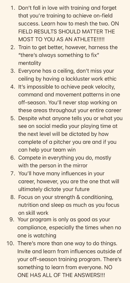 We’re excited for the new crop of high school guys to start their off-season program in preparation for next season. Off-season training is important, but it’s only a piece of the puzzle towards your development.