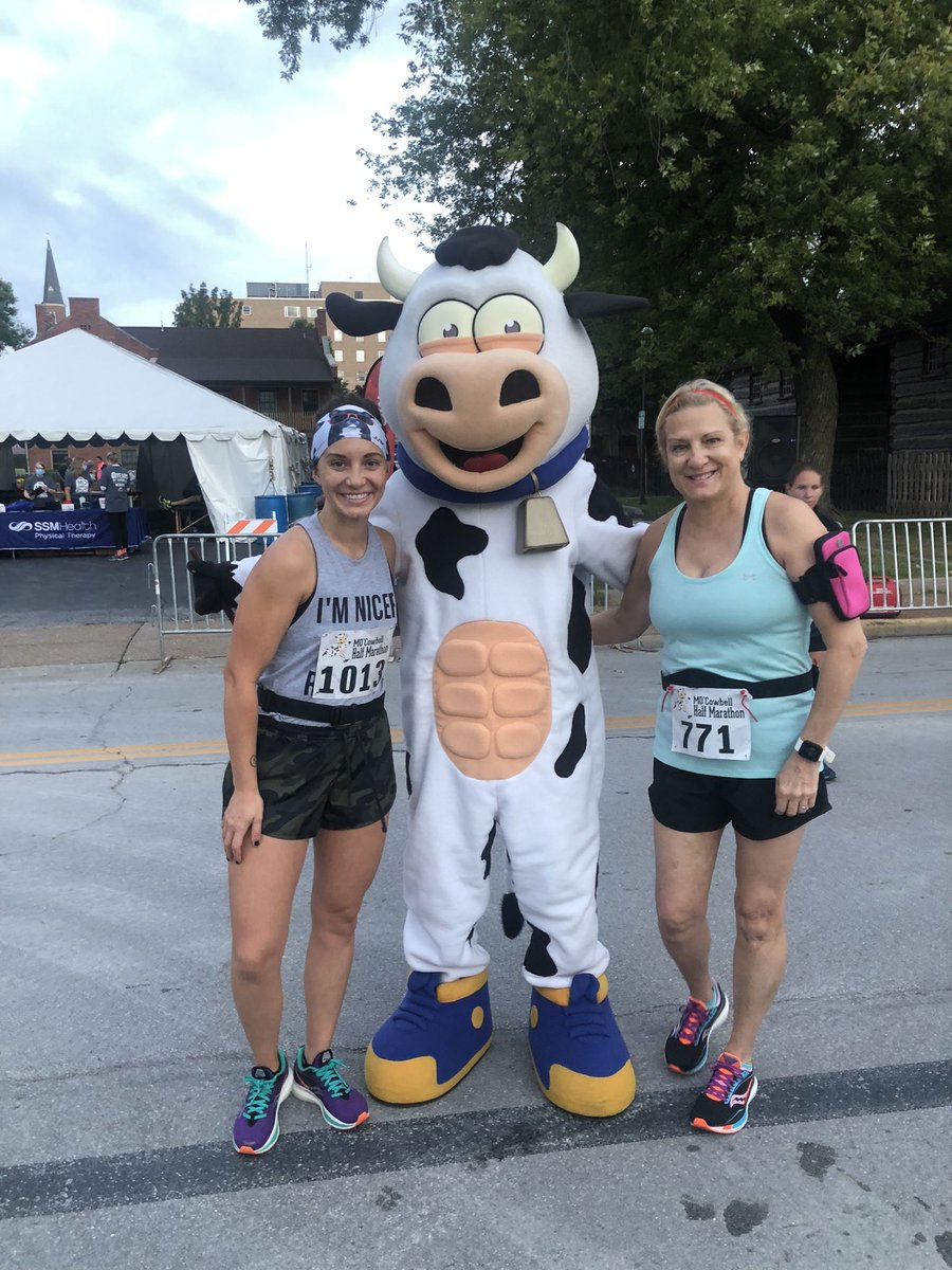 I am so proud of my daughter, Hannah! She ran her first half-marathon today and did a fantastic job! It was a great experience training and running the Cowbell half-marathon together!