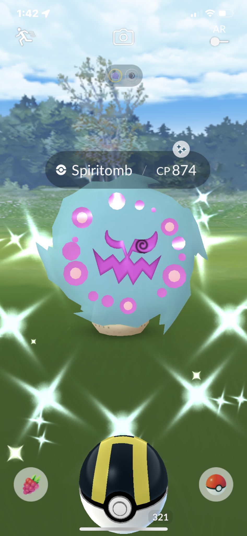 ✨Qshinys✨ on X: Catch 18 dark type Pokémon Field Research Task But this is  My first ever #Shiny #Spiritomb #PokemonGo #ShinyPokemon   / X