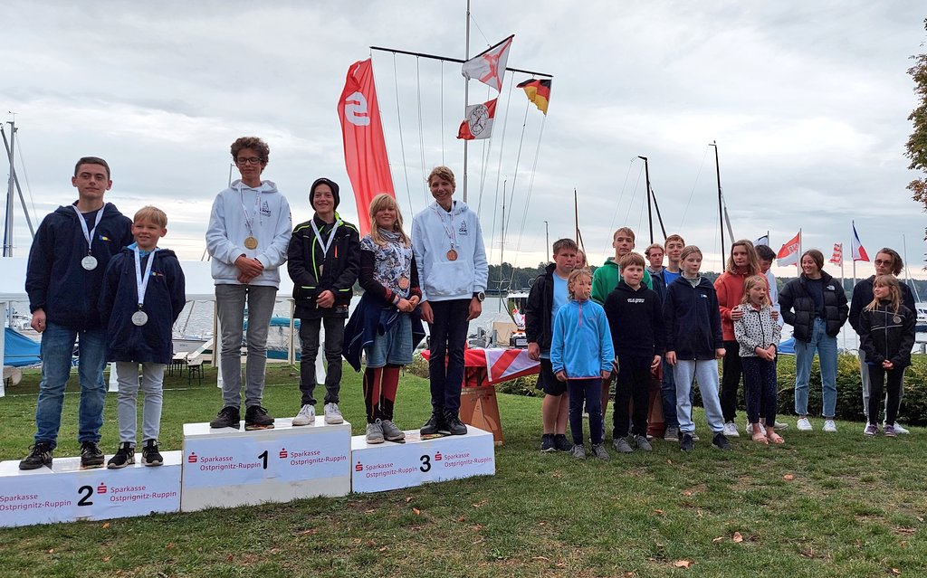 Siegerehrung U16 Wertung der deutschen Meisterschaft in Cadet