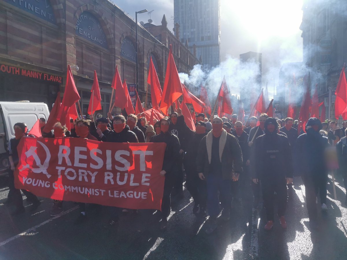 We are dedicated to the overthrow of our oppressors, those that deny us decent work, affordable housing, education, safe streets, free healthcare — things we, through our labour, have paid for a million times over - but they hoard the wealth and leave us outcast - we... (1/5)