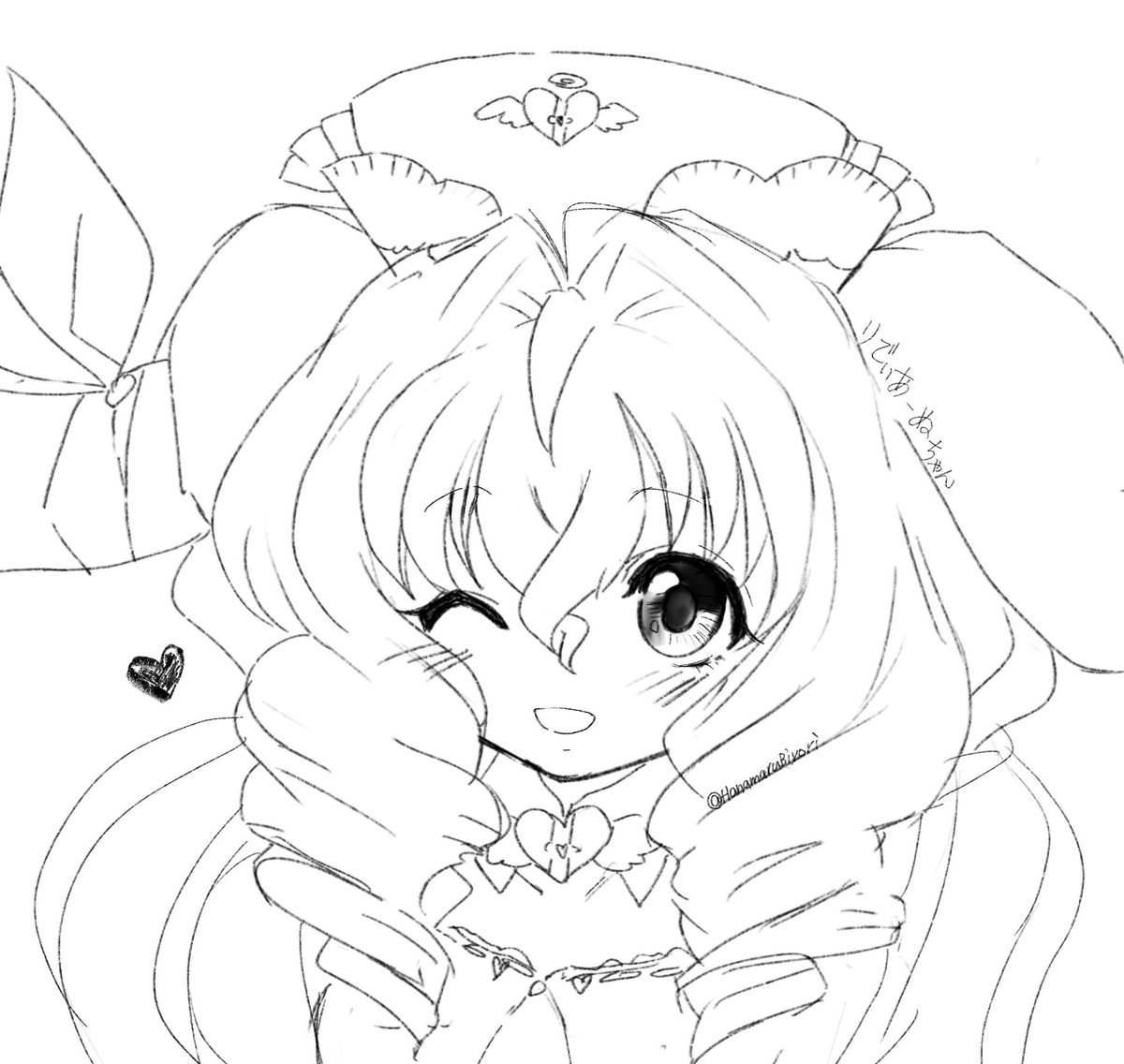 今夜のお絵描きは リディアーヌちゃん びびび びびびお絵描き 花田麻実子mamiko Hanada ウクレレ大好きvoice Actor の漫画