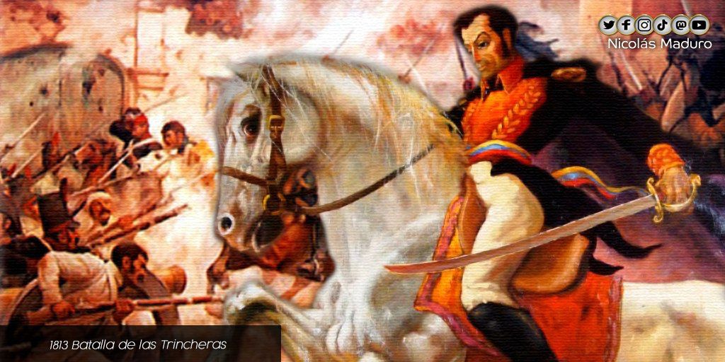 Se cumplen 208 años de la Batalla de "Las Trincheras", en la que el Ejército Patriota liderado por el neogranadino Luciano D’Elhuyar, bajo las órdenes de Bolívar, lucharon con valor hasta vencer a las tropas de Monteverde. ¡Historia Victoriosa llena de heroísmo y libertad!