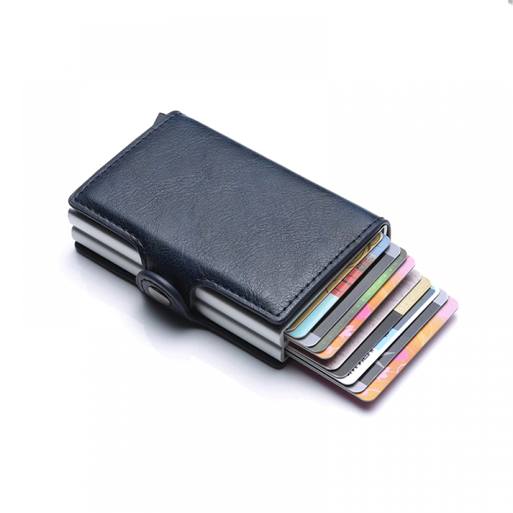 shopyzo's tweet image. #women_bags 
Card Holder Wallet Leather Metal Aluminum Business Card Case Credit Card Holder For Men/Women bit.ly/3uzQJ46