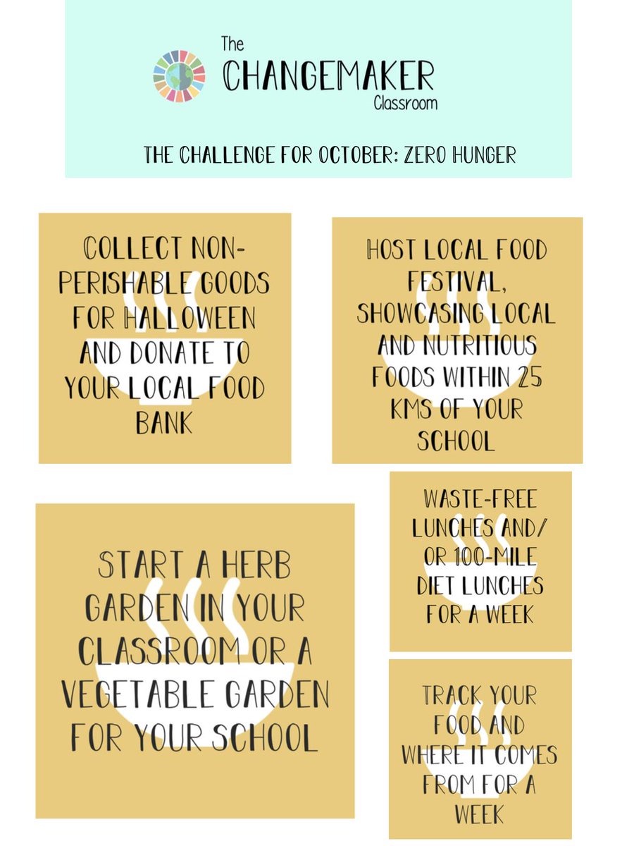 changemakeclass's tweet photo. Welcome to The Changemaker Classroom: The Challenges for October - https://t.co/KJPffiElO4 https://t.co/tsruQPATv2