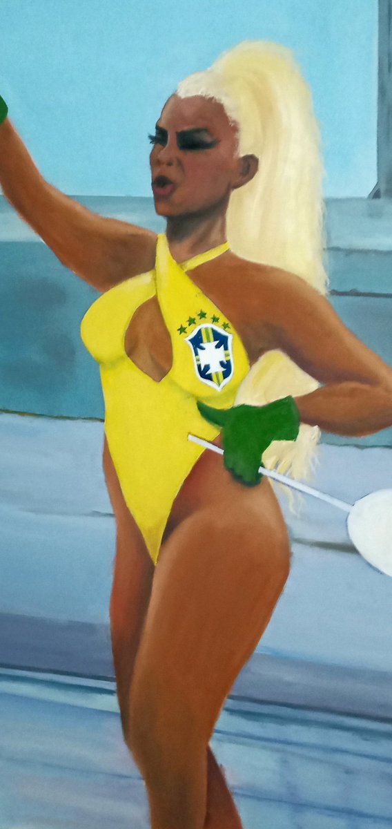 LuizAlechandre's tweet photo. Titulo "Branca Maluca"
#WorkiInProgress #painting #cryptoart #fantasia #passista #Br4ncaMaluka #musacarnaval #nftartist #etherum #blockchain #nftartgallery #acrylicpainting
#nftcollector #cryptoartist #oilcolor
#Изобразительное искусство
#美術 #carnaval2022 https://t.co/WYC5f5yA8b