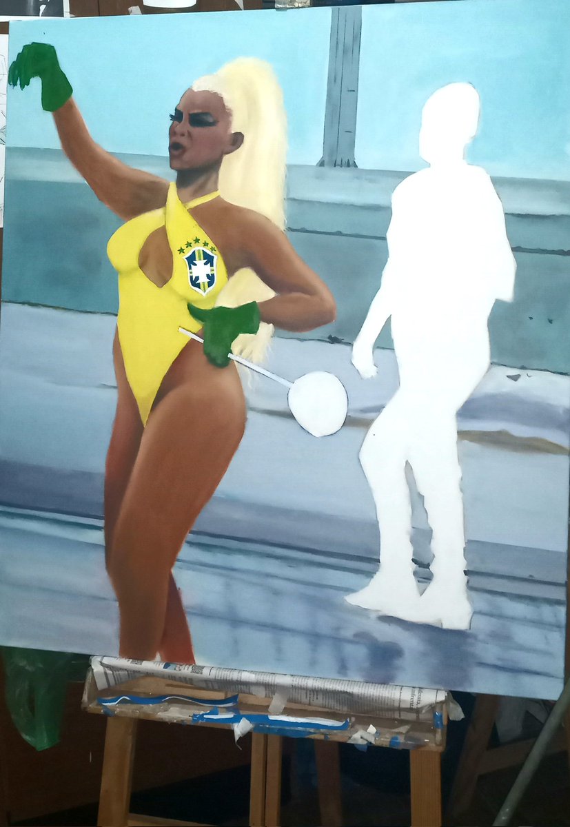 LuizAlechandre's tweet photo. Titulo "Branca Maluca"
#WorkiInProgress #painting #cryptoart #fantasia #passista #Br4ncaMaluka #musacarnaval #nftartist #etherum #blockchain #nftartgallery #acrylicpainting
#nftcollector #cryptoartist #oilcolor
#Изобразительное искусство
#美術 #carnaval2022 https://t.co/WYC5f5yA8b