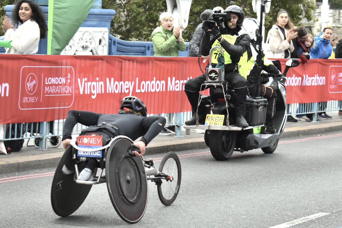 stevechalles's tweet photo. Pics - 6: #Motocam team in action with @BroadcastRF covering the lead athletes in the #LondonMarathon for @BBCSport. #outsidebroadcast @GraemeHolmes1 #BroadcastRF https://t.co/8gQiVOWmOO