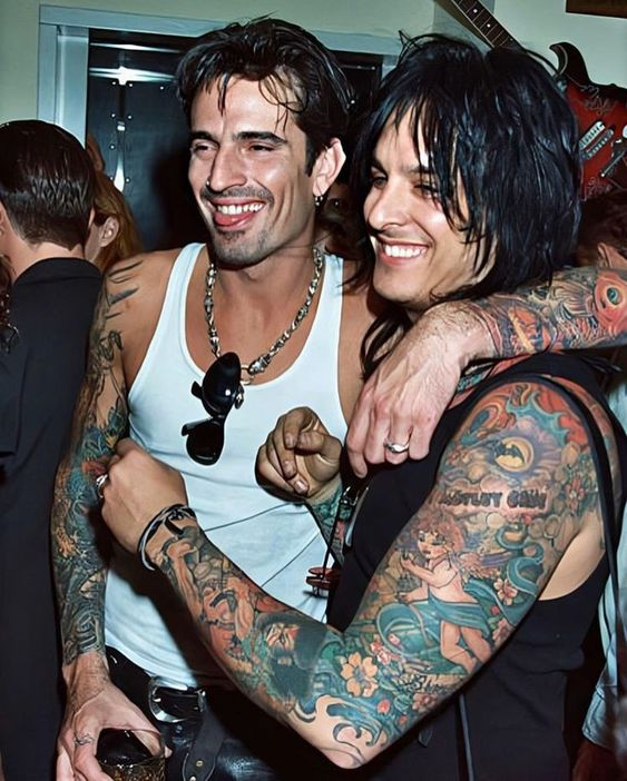 NikkiSixx's tweet photo. Happiest of birthday’s to my pirate terror twin brother @MrTommyLand https://t.co/Ue6YVYnB3l