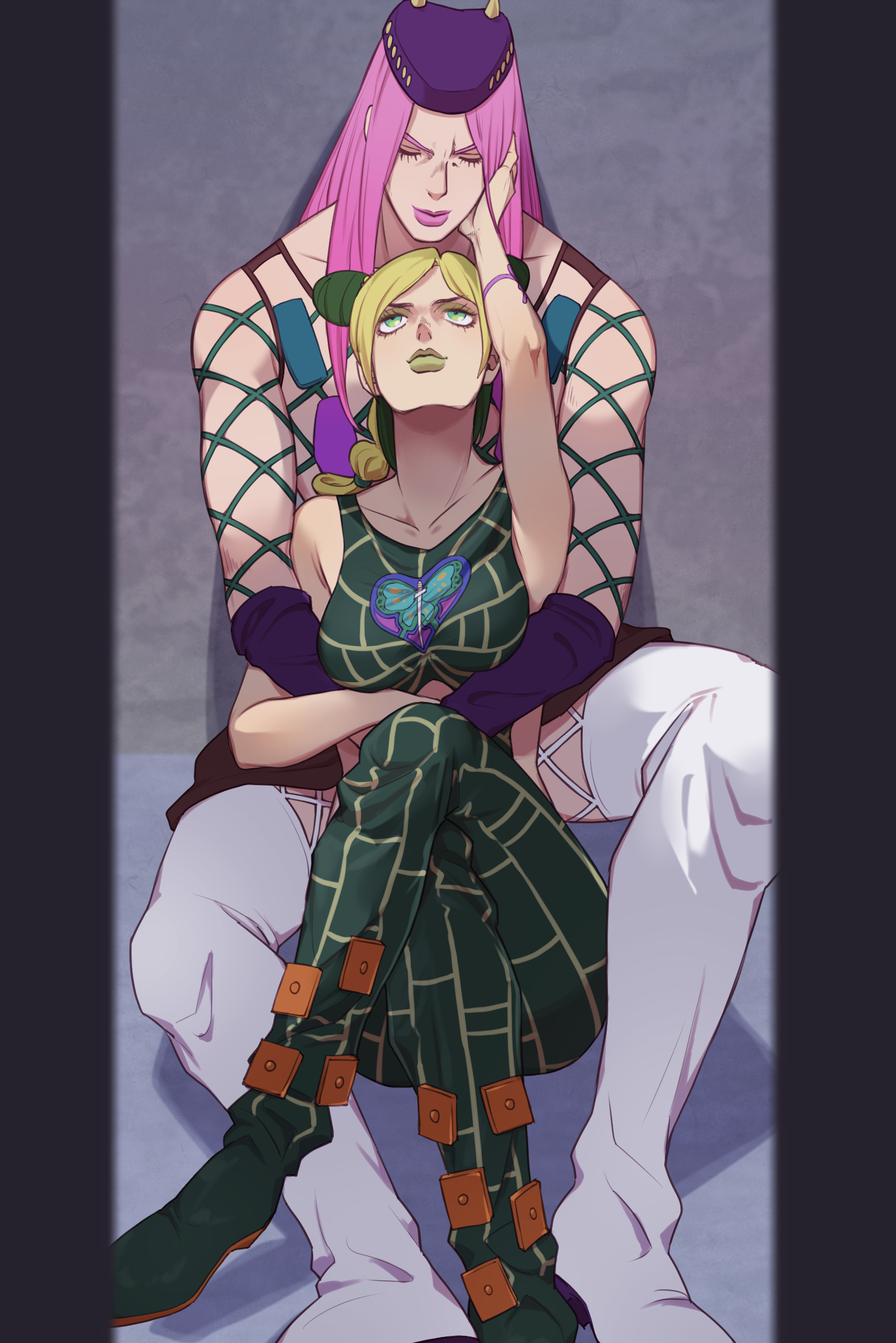 Jolyne and Anasui