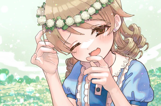 じゃ、じゃあ、せっかくですし……。
……えへへ
#森久保乃々 
