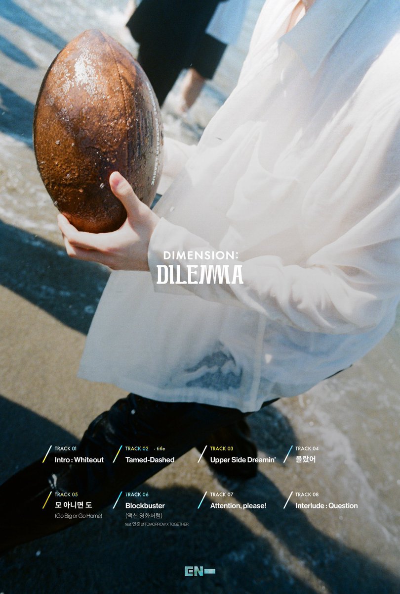 304verse's tweet photo. Enhypen’s Dimension:Dilemma

Track 6. Blockbuster (Like an action movie)
Feat. #YEONJUN 

@TXT_members https://t.co/vAGenUqjqi