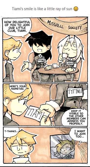 Lotta misspell club gains another member.
The quote in question is grabbed from Webtoon's comment section. 