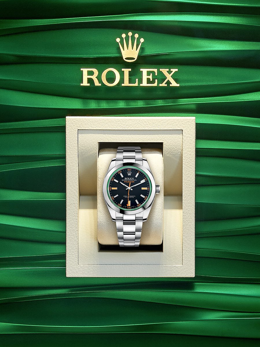 GundersonsJewel's tweet photo. Honouring science. 🔬

The Rolex Milgauss in Oystersteel, 40 mm case, intense black dial, an Oyster bracelet. #Rolex #Milgauss #OMGundersons https://t.co/T0D1ZpmG2t