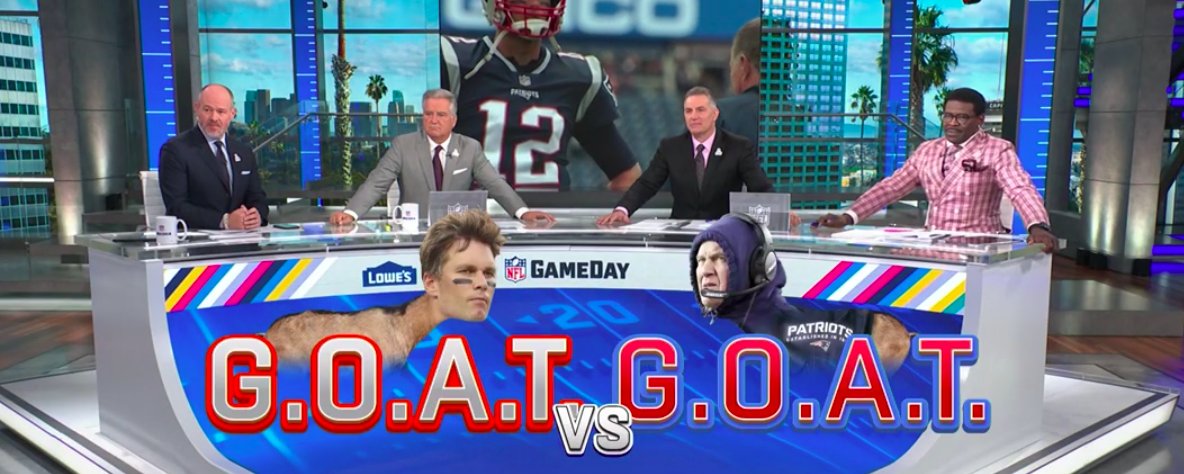 DailyDonDriver's tweet image. GOAT vs GOAT

#tombrady @NFLGameDay