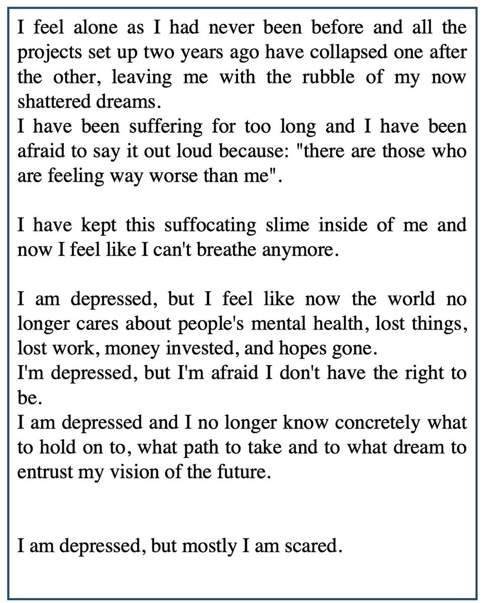 AutieIn's tweet image. Trigger warning: mental health and depression #depression #MentalHealthMatters #mentalhealth #writing #sharing #reachout #scared #feelings #october3rd #trauma