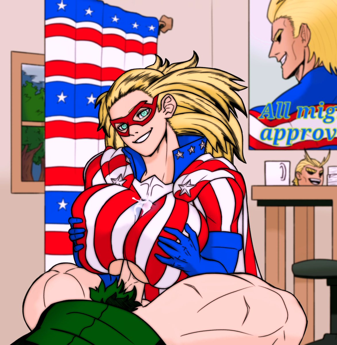 Stars and stripes hentai - 🧡 The attractiveness of the swimsuit is verifie...