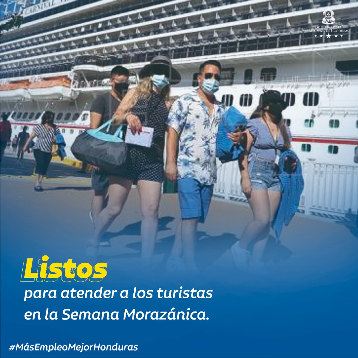 Listos para atender a los turistas en la Semana Morazánica. <a href="/JuanOrlandoH/">Juan Orlando Hernández</a> <a href="/LeonelAyalaHN/">Leonel Ayala</a>
<a href="/leonorosoriohn/">Leonor Osorio</a>
#MásEmpleoMejorHonduras