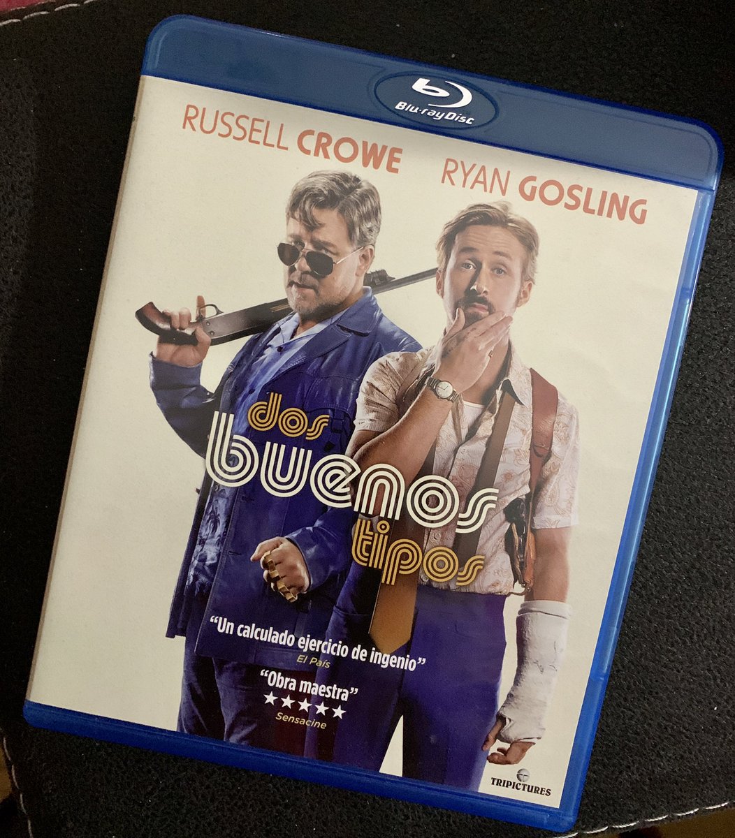 NachoEstrada78's tweet photo. Tarde dedicada a mi buen amigo @Enrique_Zerpa. Gracias por recordarme esta joya al hablar el otro día. #DosBuenosTipos es la esencia del cine de @BonafideBlack. Pasó casi desapercibida y ya va siendo hora de reivindicar esta Buddy Movie con dos actores en estado de gracia. https://t.co/t3GlL54HUF