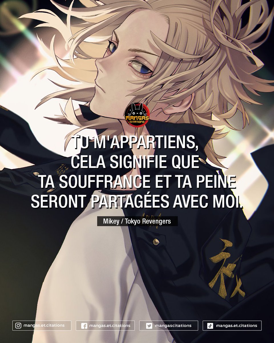 Citation Manga Anime Twitter இல உள ள ர Veuillez Faire Une Haie D Honneur A Mikey L Intouchable Mikey Takemichihanagaki Tokyorevengers Draken Kenryuguji Manjirosano Hinatatachibana Tokyomanjiro Toman Citationmanga