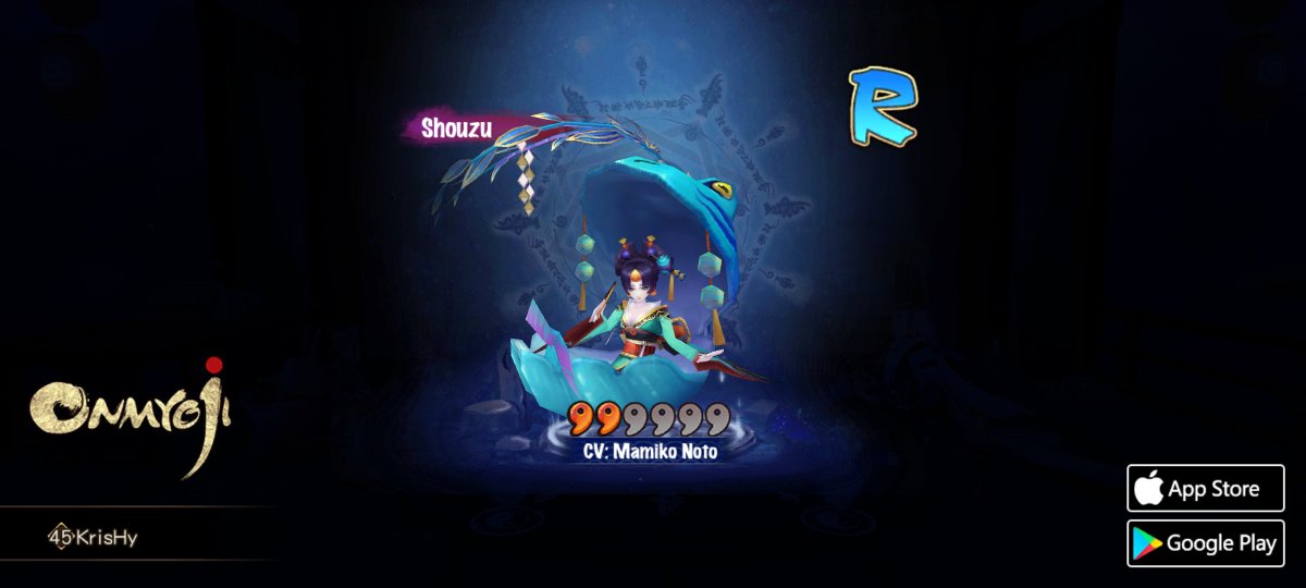 KrisKum97's tweet photo. #Onmyoji# I've got a new shikigami Shouzu! https://t.co/ZL31f8N85W