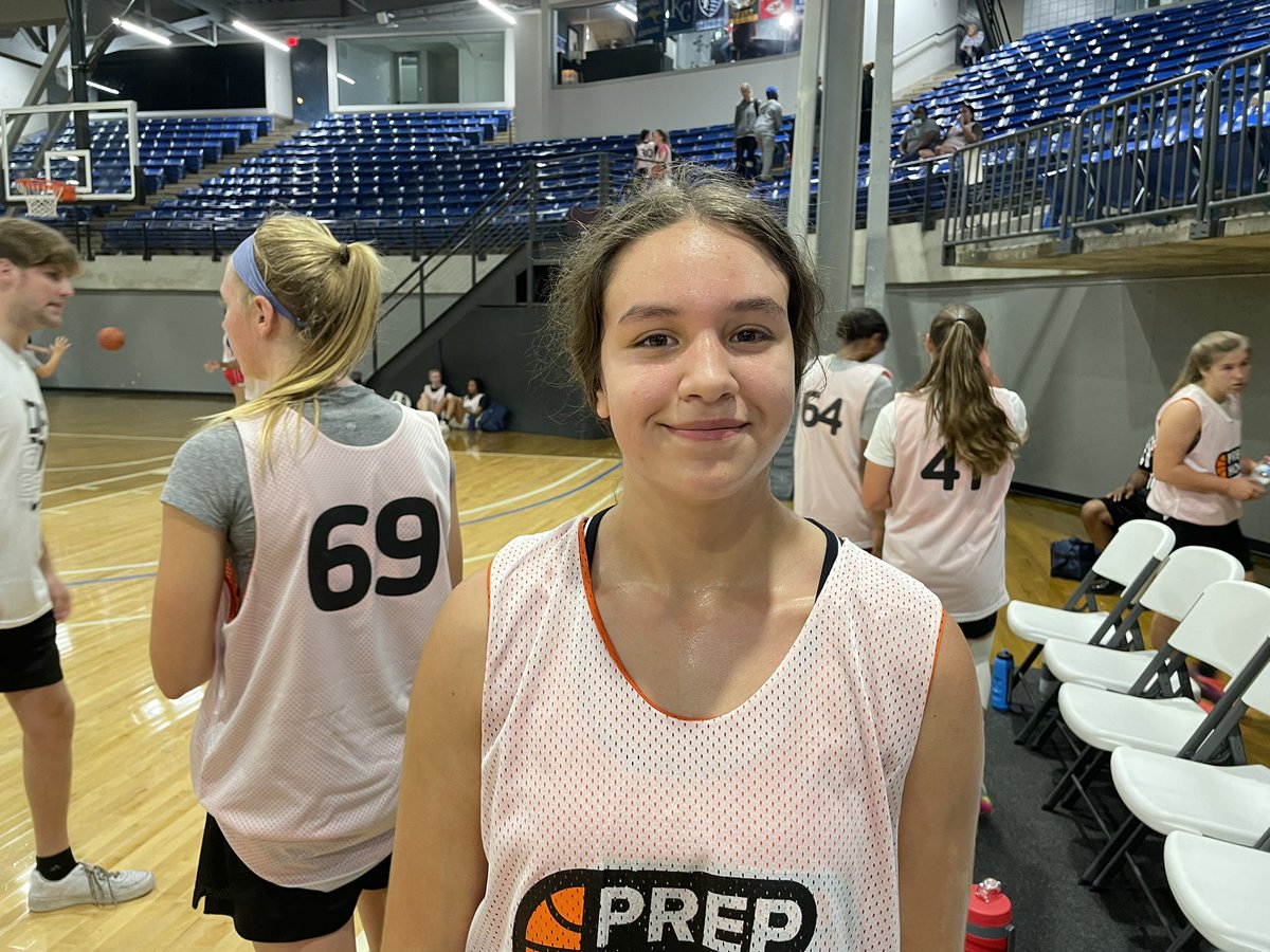 2025 Maddie Gragg of Seaman (KS) was lighting it up from 3-point range this morning. She was hitting them off the catch and off the step back <a href="/PGHTop250/">Prep Girls Hoops Top 250</a>