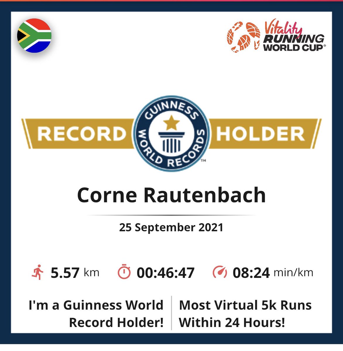OneLungBandit (@onelungbanditza) on Twitter photo So proud. Did my part. Not bad for a guy with one lung. <a href="/LungRunners/">LungRunners</a> in the record books. Thx <a href="/runningworldcup/">Running World Cup</a> for making this happen #LungRun So proud. Did my part. Not bad for a guy with one lung. <a href="/LungRunners/">LungRunners</a> in the record books. Thx <a href="/runningworldcup/">Running World Cup</a> for making this happen #LungRun