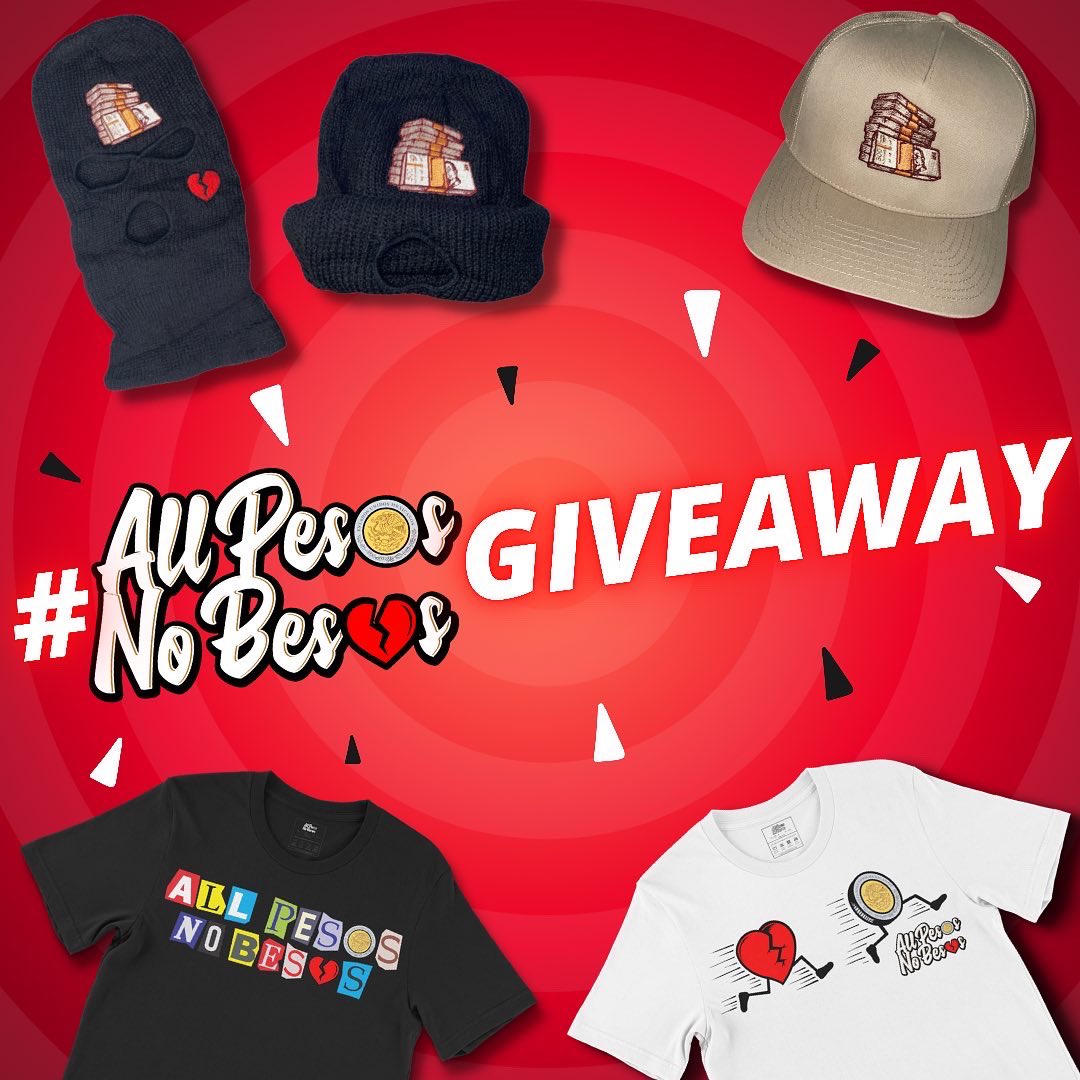 AllPesosNoBesos's tweet image. #APNB💰💔 GIVEAWAY🎉
Go Check out our recent post on IG📸 for more info‼️
instagram.com/allpesosnobeso…