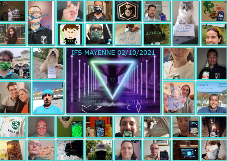 _Antoine_49's tweet photo. Pour ce 1er samedi d’octobre 106 agents bleus et verts se sont réunis pour un nouvelle IFS at home dans la ville de Mayenne. Félicitations et merci à toutes et tous pour ce bon moment passé ensemble 
#IngressFS @ingress https://t.co/SLiTmZFogs