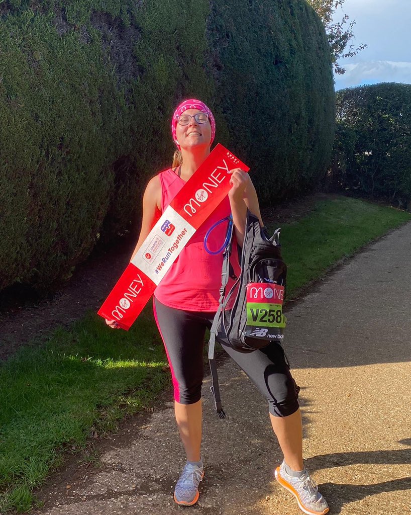 Virtual London Marathon ✅ what a day! Great start buddy who lasted 18.5! The look of relief at the end says it all 🥵 #WeRunTogether  #LondonMarathon  <a href="/LondonMarathon/">TCS London Marathon</a>