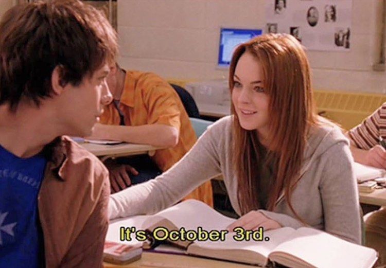 foxybaehair's tweet photo. Happy Mean Girls day! https://t.co/uRClODW0yY