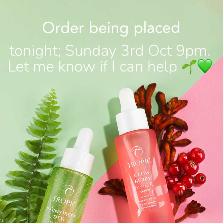 CarolineTropic's tweet photo. #lovetropic #greenbeauty #healthyskincare #freshskincare #sustainableskincare #clincallyprovenskincare https://t.co/vsMmBYUNnb