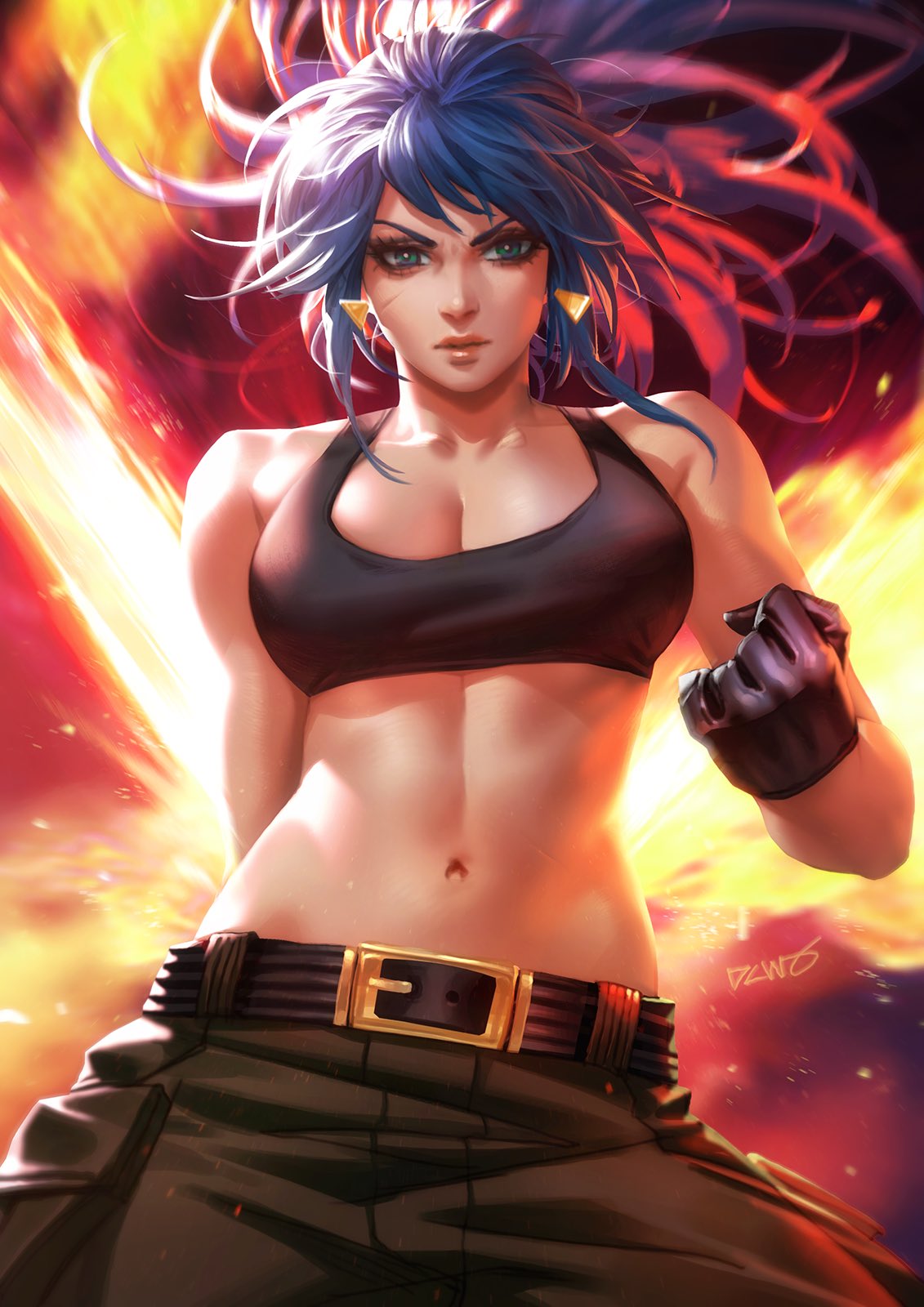 Brutalace On Twitter Rt Zeus09998580 Leona Heidern King Of Fighters Xiii By Derrick Chew