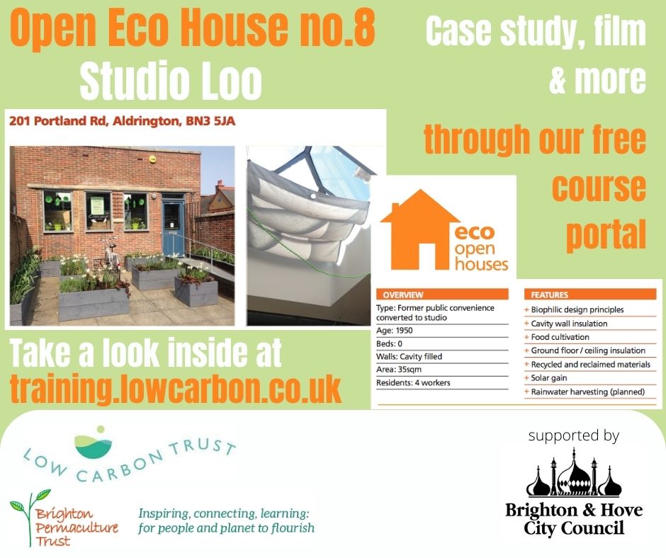 Thanks to @BPTpermaculture & @HanoverAction for their help in putting together our series of events over the last 2 weeks. Now check out our last #ecohouse Studio Loo! #insulation #Foodcultivation #Recycledmaterials #SolarGain #RainwaterHarvesting bit.ly/EOHTrn