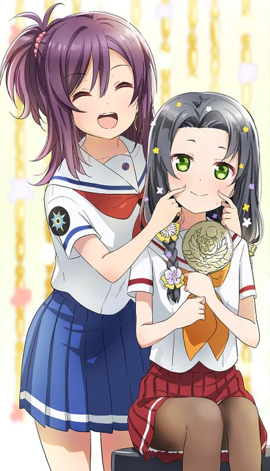 (ほぼ)毎日はいふり6日目のサトちゃんとみなみさんです。
#はいふり 