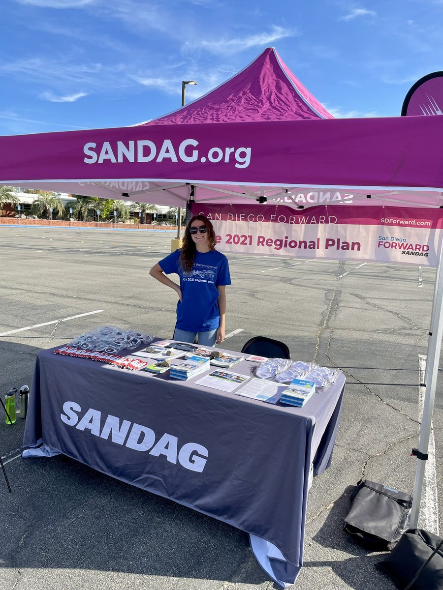 SANDAG's tweet photo. Itโs a beautiful day for a community bike ride! โ๏ธGrab your bike and helmet and join us on the Inland Rail Trail this morning at 9:30 with the @sdbikecoalition!๐ฒ
#iCommuteSD #GObyBIKEsd https://t.co/G9yJTOHKty