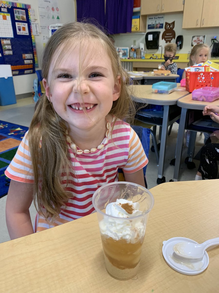 Ending our Apple unit with an Apple tower STEM challenge and Apple pie in a cup! YUMMY learning with my Gator Kinders! #theheartofccs #ChathamGroveES