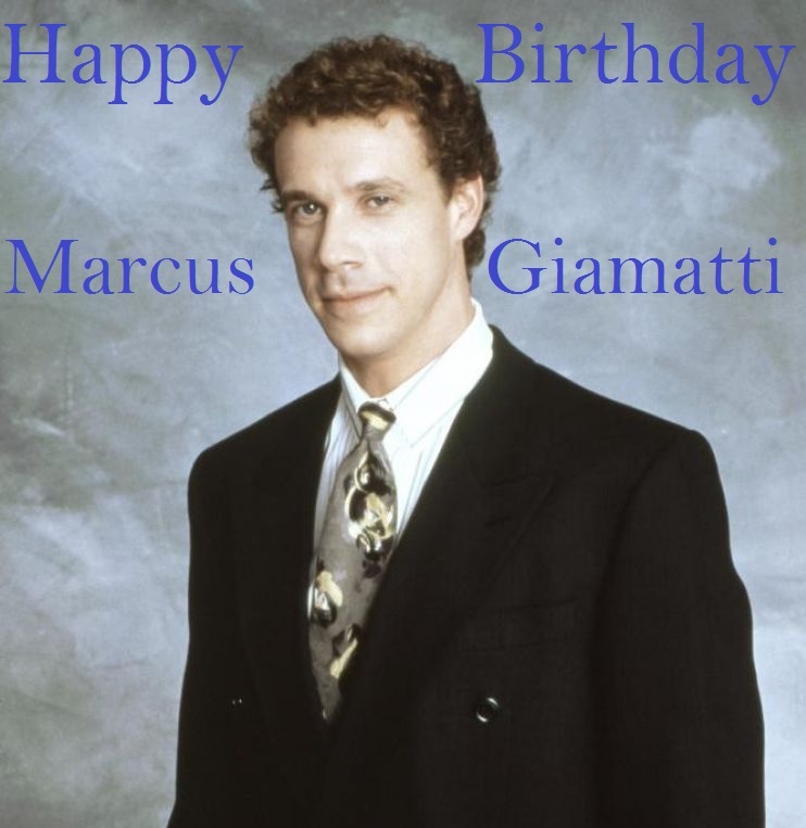 Happy Birthday to Marcus Giamatti (Actor & Musician) 
