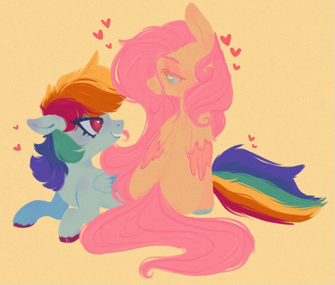 ponysforyou's tweet photo. MLP more like WLW 💕
#MLPFiM #Fluttershy #rainbowdash #flutterdash https://t.co/uhebFYf530