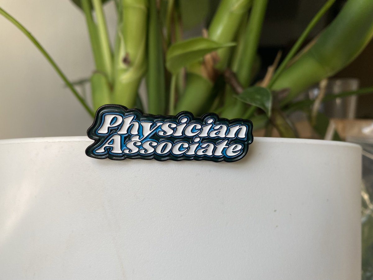 _erinkavanagh's tweet photo. Got called Dr/ Nurse too much at placement… so I designed a badge for my lanyard to promote conversations about the #PhysicianAssociate role. #NotAnAssistant 

https://t.co/Ssc5FeqI4k https://t.co/5EffTfX5SD