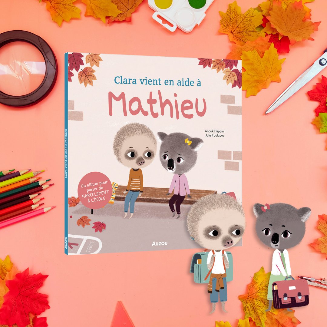 LireDemain's tweet photo. Parler de #harcelementscolaire avec les #enfants en #maternelle #elementaire est parfois compliqué ! Pourquoi pas aborder ce thème avec Clara vient en aide à Mathieu ? #albumjeunesse #teampe https://t.co/Ei60SVxaGh