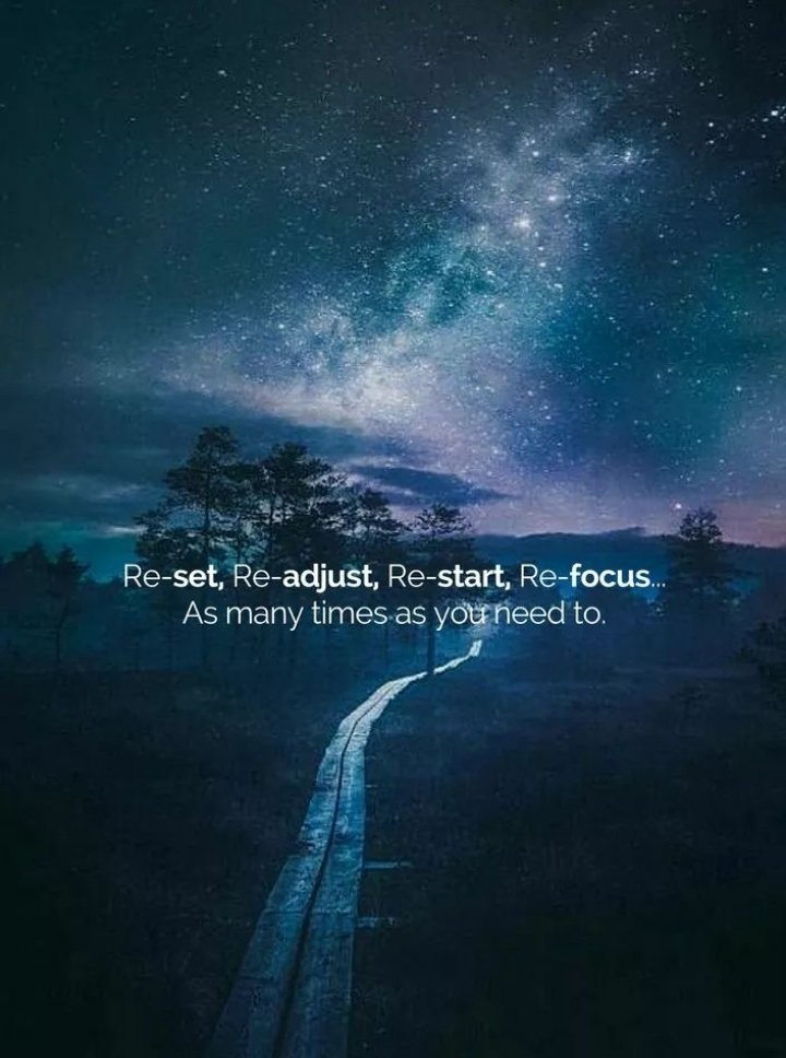 tenaciouspath's tweet photo. Life comes with so many ups and downs that there will be times when we have to adjust to things, start fresh, start again, and just take a few days to rest to get our minds right. #refocus #healthymindset https://t.co/3BONokHViE