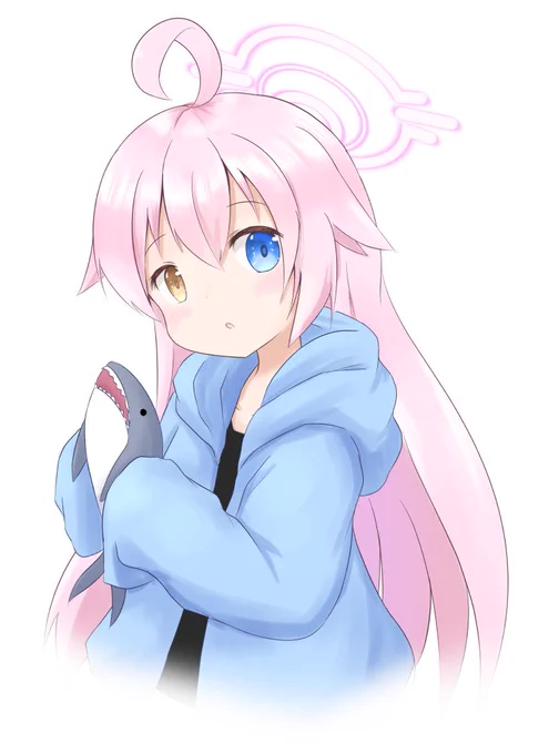 ホシノさんにパーカー着せる部2 #ブルアカ