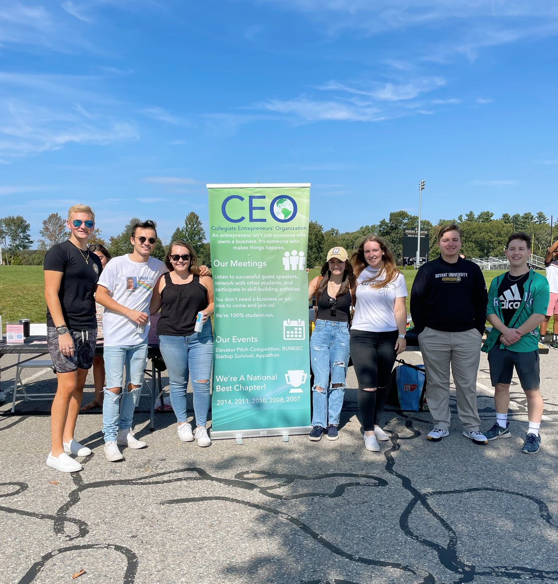A successful homecoming game yesterday! Thank you to all the CEO alumni who stopped by to catch up, it’s great to hear about your successes after Bryant.

Go Dawgs and Go CEO!💡