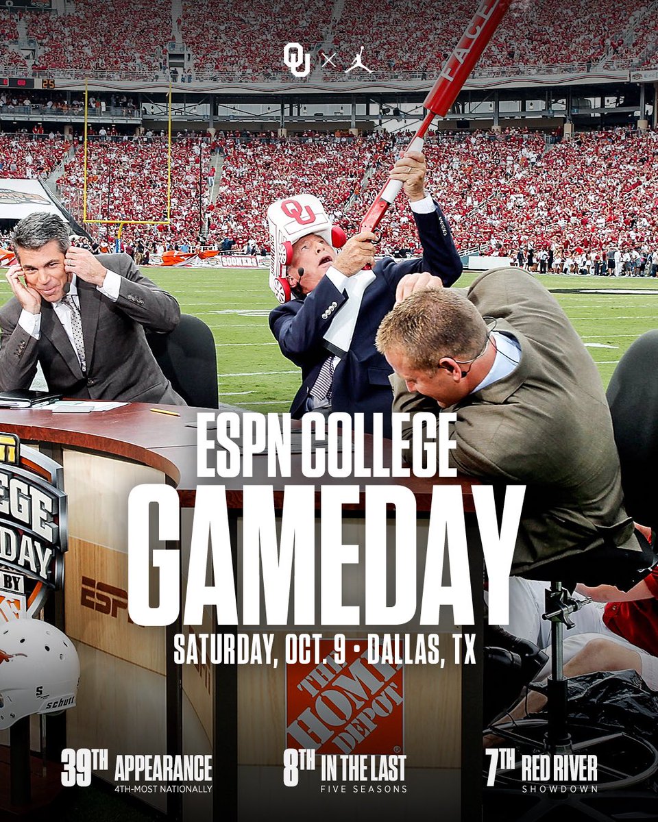 OU_Football's tweet photo. They’re coming. Are you?

#BeatTexas https://t.co/OVxKy7yc20