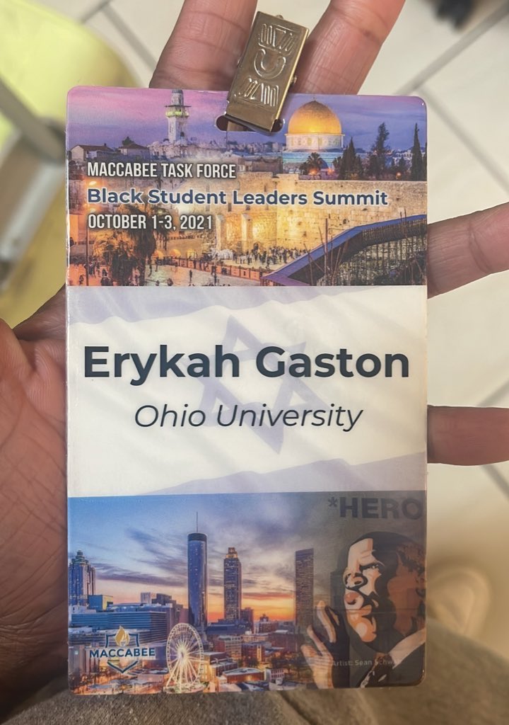 This weekend, we were fortunate to send Black student leader Erykah Gaston to #bsls21 with the <a href="/MacTaskForce/">Maccabee Task Force</a>. We cannot wait to hear stories from the trip and incorporate all that she has learned into our years ahead.