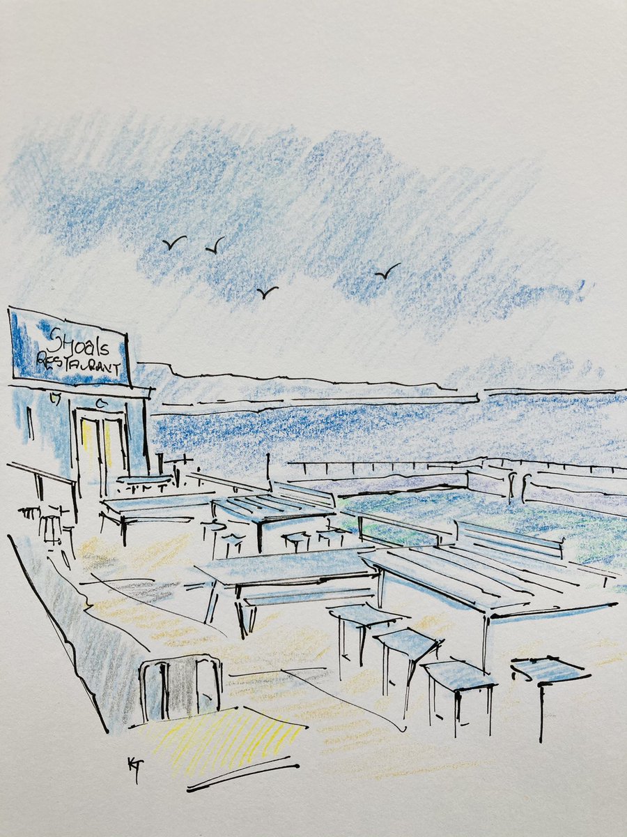 LarkStudios's tweet photo. #picoftheday Donβt you just love Brixham ... Today #simplyfish @robsim66 #quicksketch + @seanperkes @Guardhousecafe #Albero @LynnePeets #Flotsam50 @DevonArtistNet @artpublishing https://t.co/oLcKoRyZYC