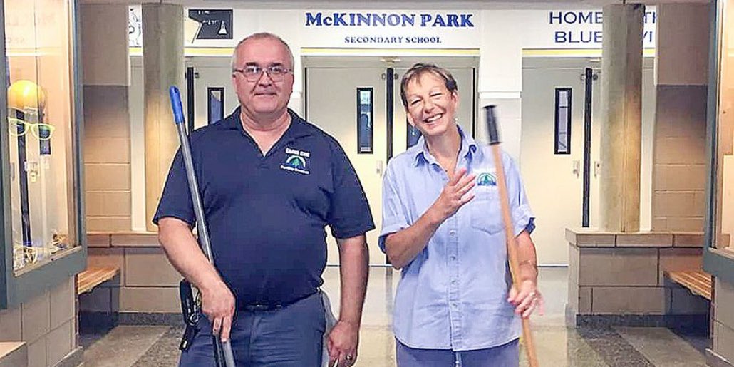 DSS has a team of the best custodians,
Camera shy but still the best