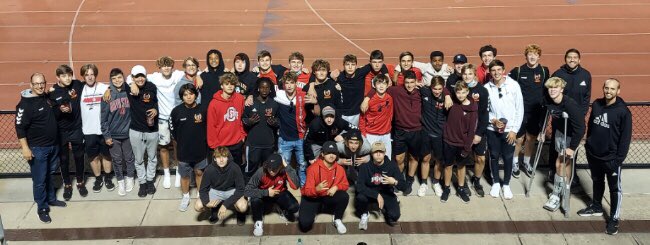 Boys soccer attending the BG vs OSU soccer match @ Jesse Owens this past Wednesday. After the double OT OSU win the upperclassmen toured the Woody Hayes Athletic Center and Schumaker Complex. Pacer Nation!🐎